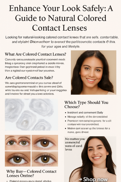 Enhance Your Look Safely: A Guide to Natural Colored Contact Lenses