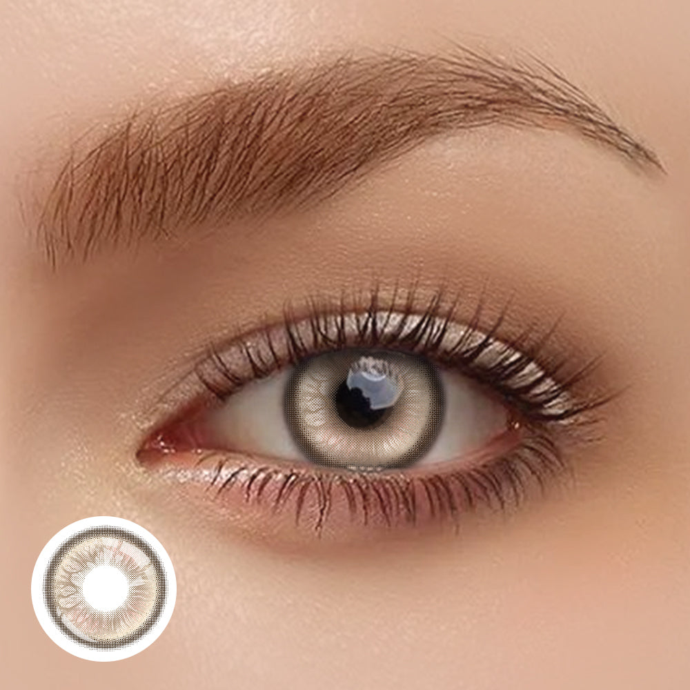 OJOTrend Shade Brown Colored Contact Lenses 1 Yearly