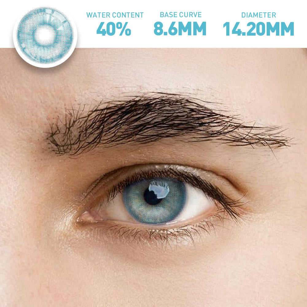 OJOTrend Miami Green Contact Lenses Man Wear 1 Yearly