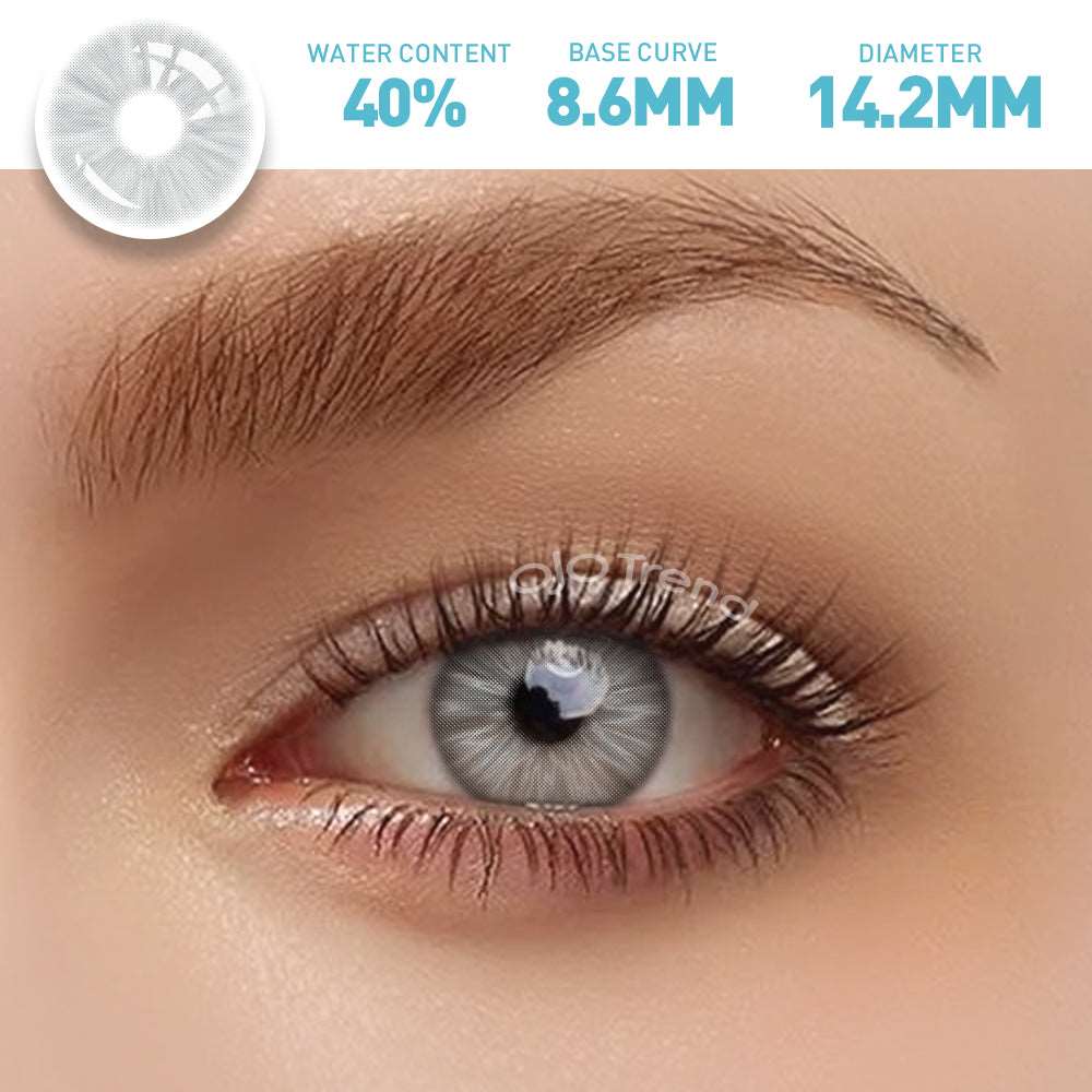 Grey Colored Contact Lenses | Natural Look & Comfort Fit – OJOTrend