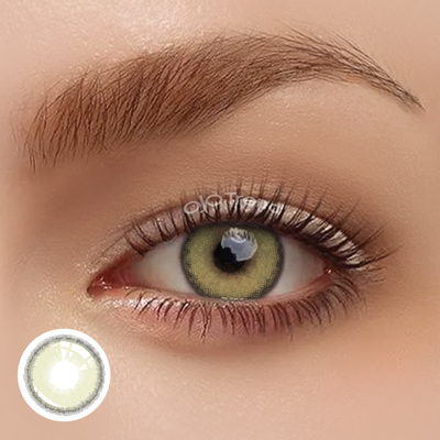 OJOTrend Mirage Yellow Brown Contact Lenses 1 Yearly