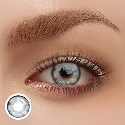 OJOTrend ANIME Grey Contact Lenses 1 Yearly