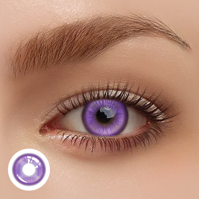 OJOTrend Magic Pop Violet Contact Lenses 1 Yearly