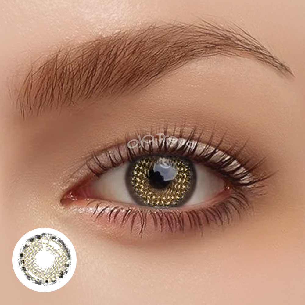 OJOTrend Mirage Dark Brown Contact Lenses  1 Yearly