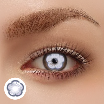 OJOTrend Sukura Blue Contact Lenses 1 Yearly