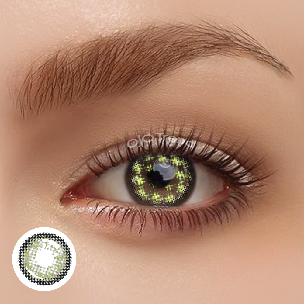 OJOTrend Norko Green Contact Lenses 1 Yearly