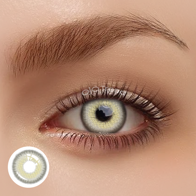 OJOTrend LA Grey Contact Lenses 1 Yearly