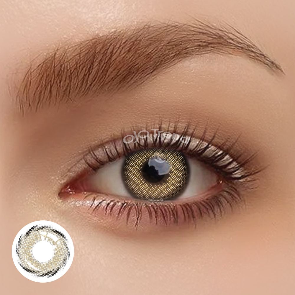 OJOTrend Orgasm Brown Contact Lenses 1 Yearly