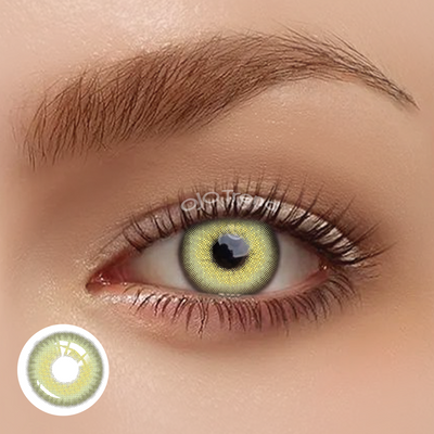 OJOTrend LA Green Contact Lenses 1 Yearly