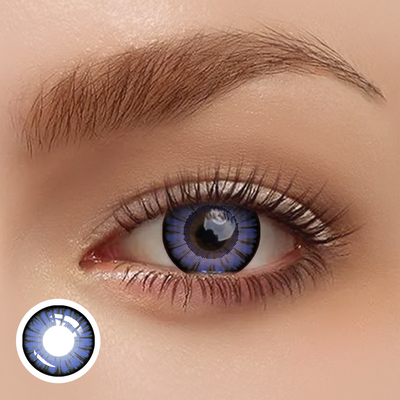 OJOTrend Monster Deep Blue Contact Lenses 1 Yearly