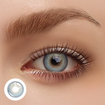 OJOTrend Satellite Blue Contact Lenses 1 Yearly