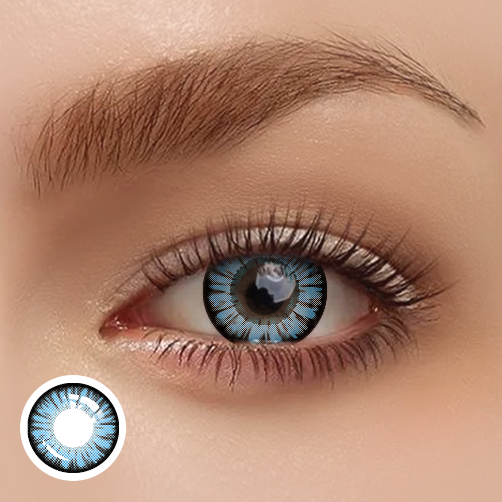 OJOTrend Monster Light Blue Contact Lenses 1 Yearly