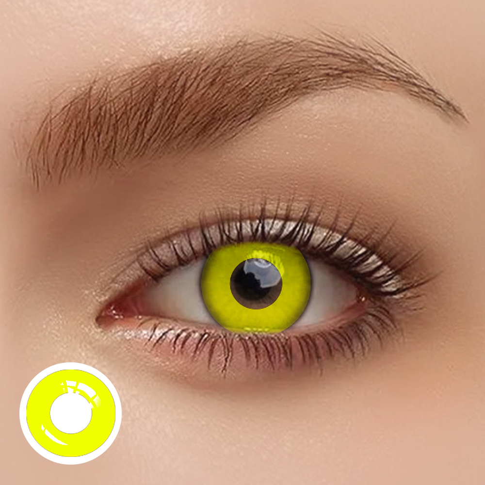 OJOTrend Pure  Yellow Contact Lenses 1 Yearly