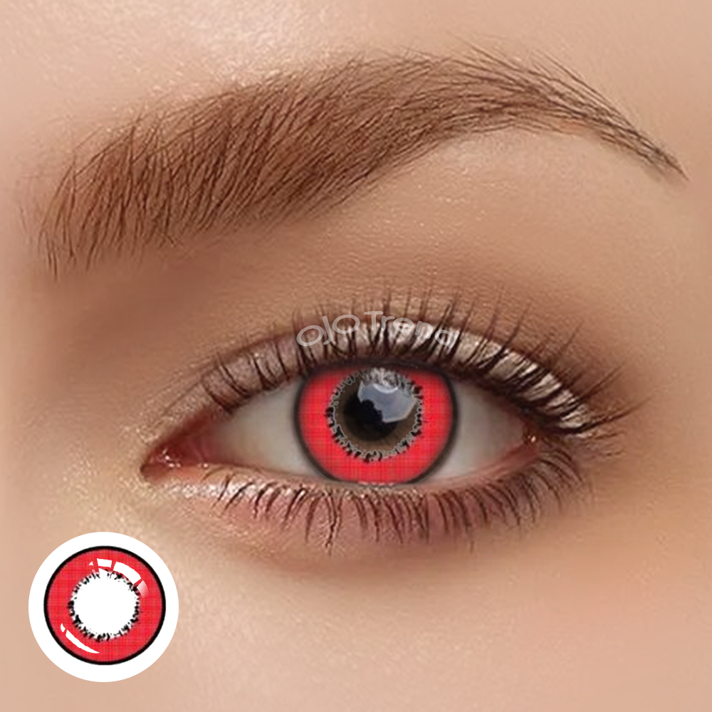 OJOTrend Elements Red Contact Lenses 1 Yearly