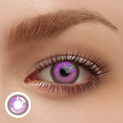 OJOTrend Anime Fairy Violet Contact Lenses 1 Yearly