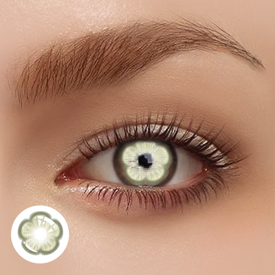 OJOTrend Sukura Green Contact Lenses 1 Yearly