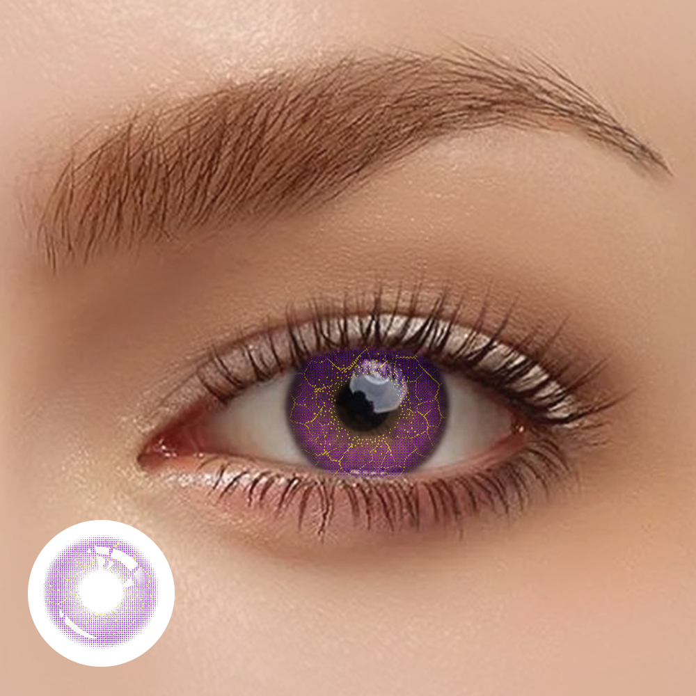 OJOTrend Hatsune Miku Violet Contact Lenses 1 Yearly