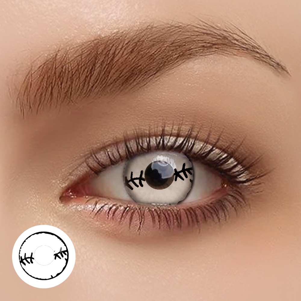 OJOTrend SPIRAL BLACK & WHITE  Contact Lenses£¨ 1 Yearly £©