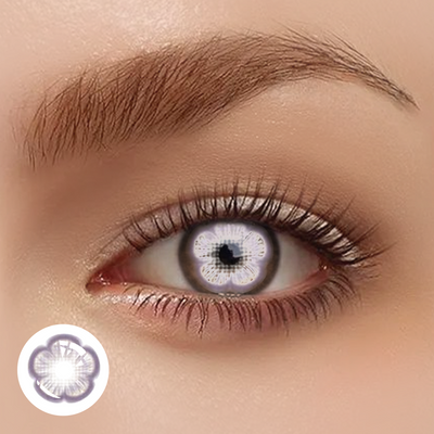 OJOTrend Sukura Violet Contact Lenses 1 Yearly