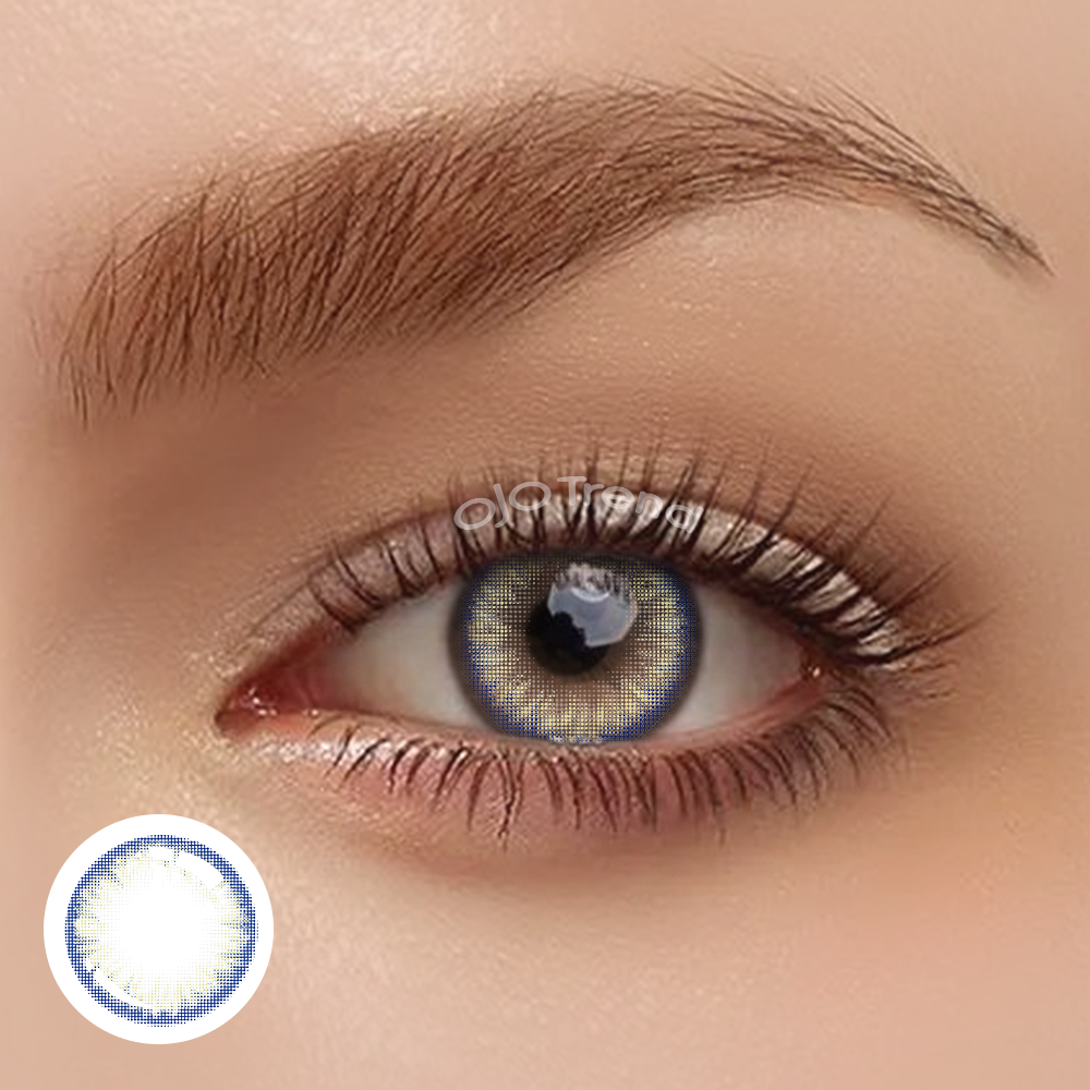 OJOTrend Pro Blue Grey Contact Lenses 1 Yearly