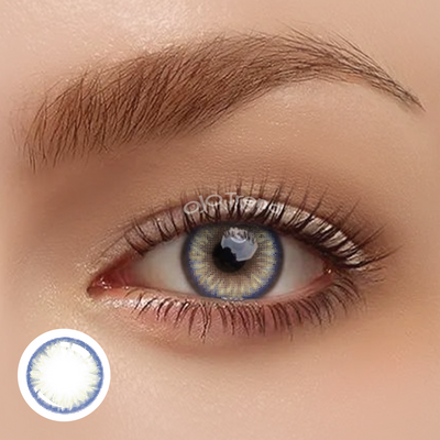 OJOTrend Pro Blue Grey Contact Lenses 1 Yearly