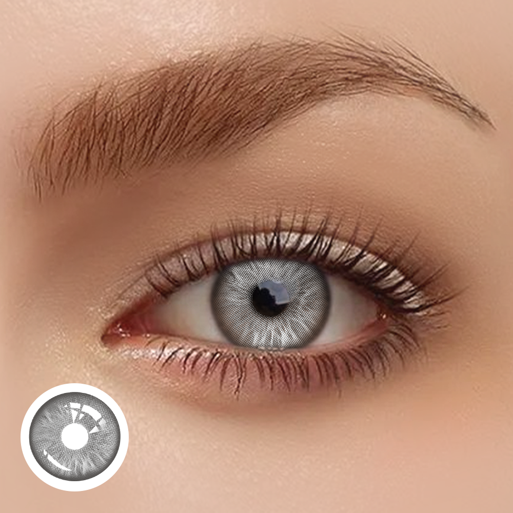 OJOTrend Siri Gray Contact Lenses 1 Yearly