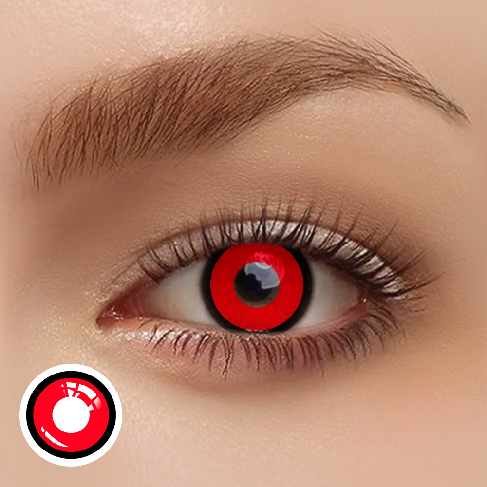 OJOTrend Manson Red 1 Contact Lenses 1 Yearly