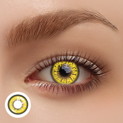 OJOTrend Genshin Impact Yellow  Contact Lenses 1 Yearly