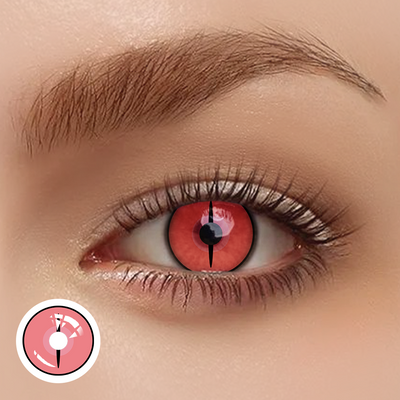 OJOTrend Kamado Nezuko Ghost Contact Lenses 1 Yearly