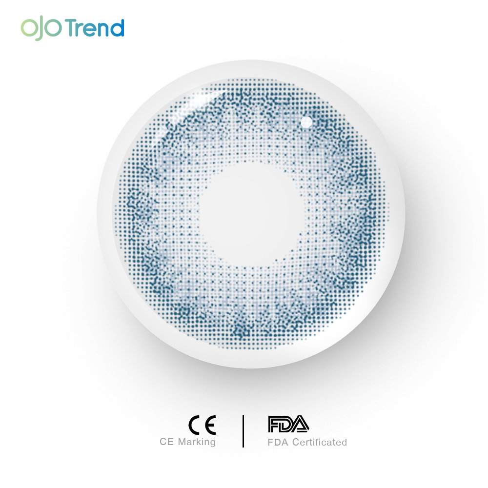 OJOTrend Diamond Blue Contact Lenses 1 Yearly