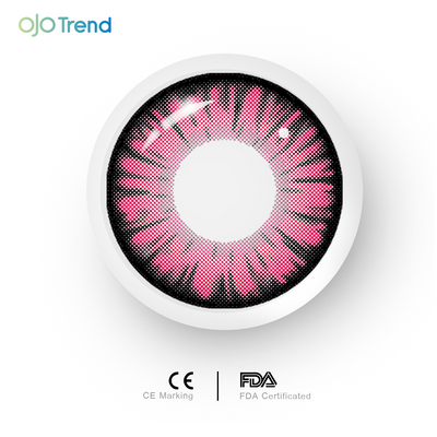 OJOTrend Monster Rose Red Contact Lenses 1 Yearly