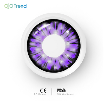 OJOTrend Monster Purple Contact Lenses 1 Yearly