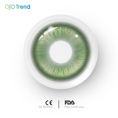 OJOTrend Magic Pop Green Contact Lenses 1 Yearly