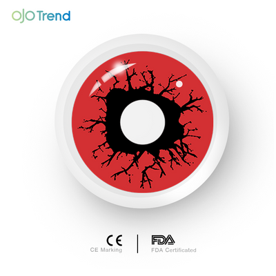 OJOTrend Scary Blood Eyes Contact Lenses 1 Yearly