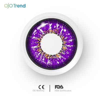 OJOTrend Genshin Impact Violet Contact Lenses 1 Yearly