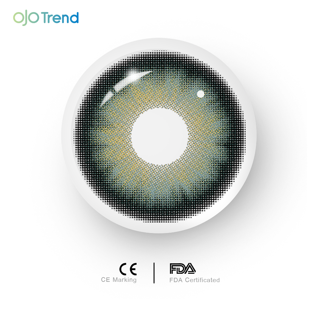 OJOTrend GENE Green Contact Lenses 1 Yearly