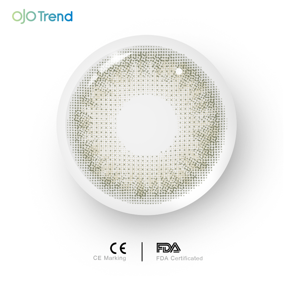 OJOTrend Diamond Grey Contact Lenses  1 Yearly