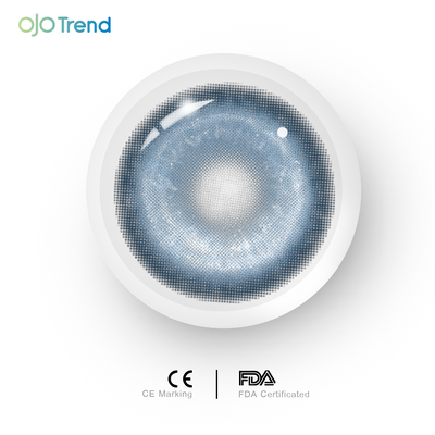 OJOTrend Cyber cosmetic Blue Contact Lenses 1 Yearly