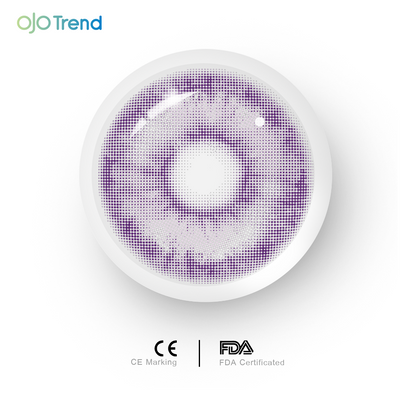 OJOTrend Miami Violet Contact Lenses 1 Yearly