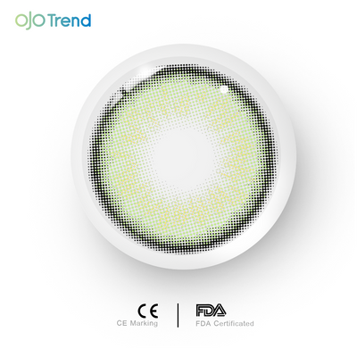 OJOTrend Seattle Green Contact Lenses 1 Yearly