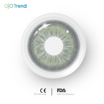 OJOTrend Sora Green Contact Lenses 1 Yearly