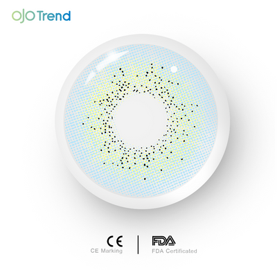 OJOTrend Ocean Blue Contact Lenses  1 Yearly