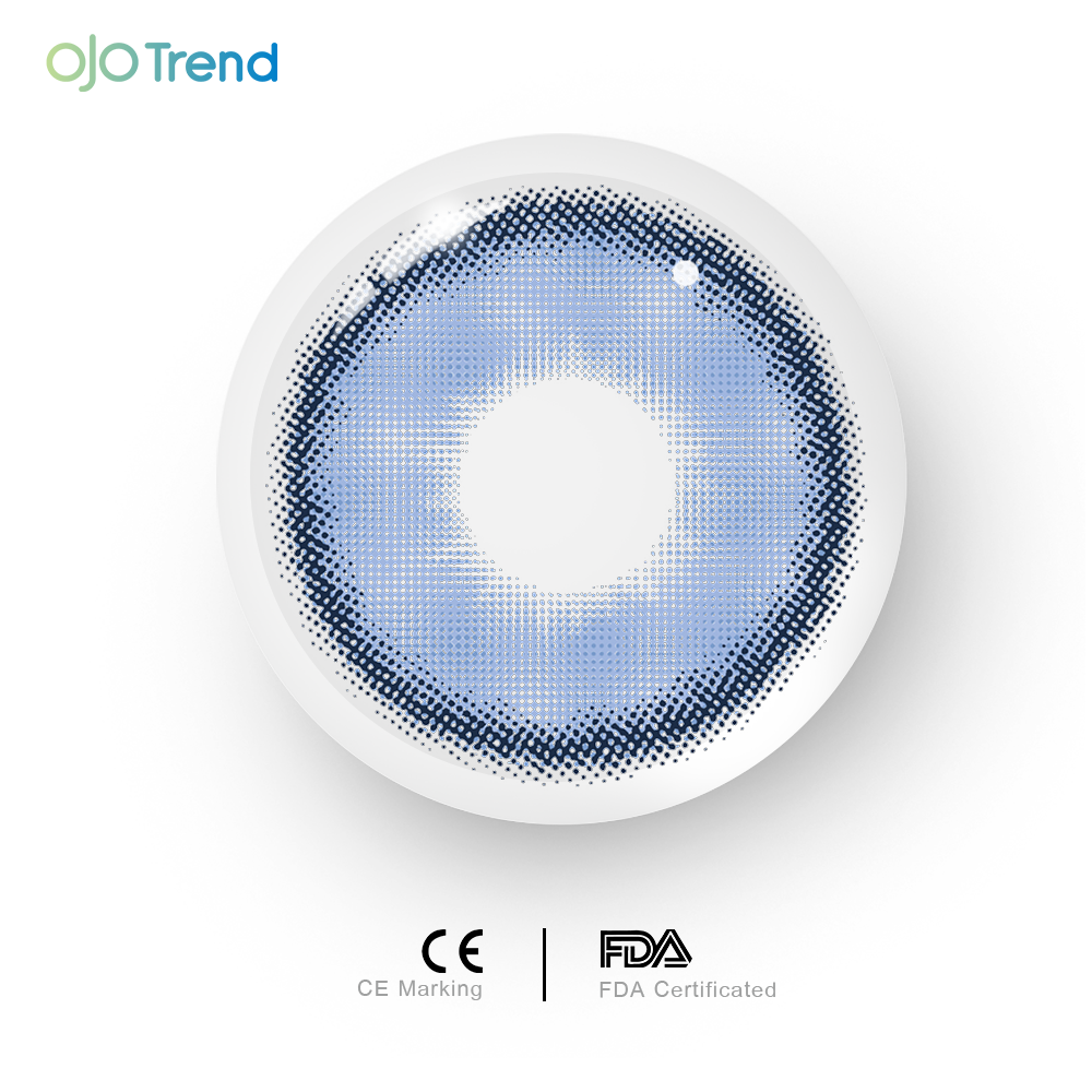 OJOTrend Silvana Blue Contact Lenses 1 Yearly