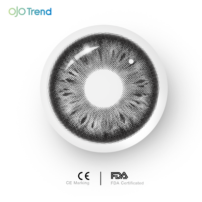 OJOTrend Bright Black 1 Contact Lenses 1 Yearly