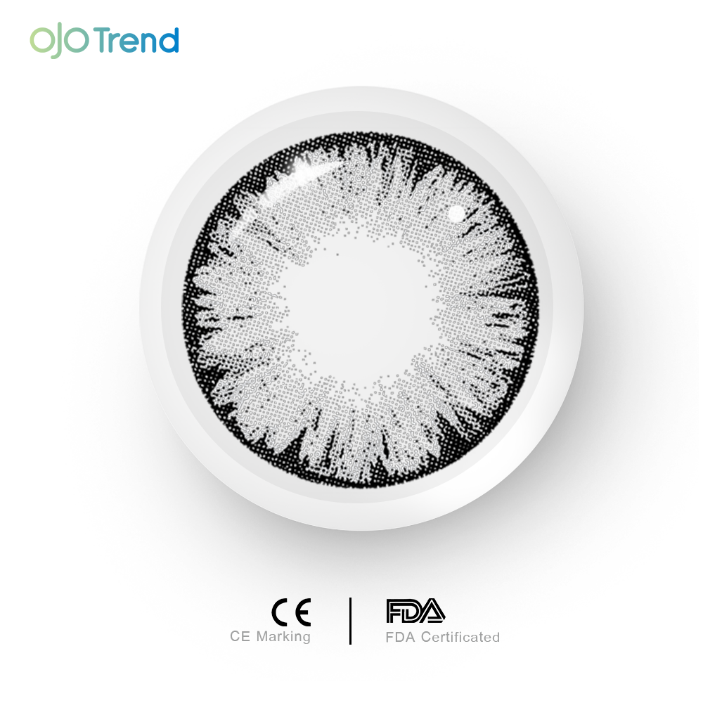 OJOTrend Grey Contact Lenses 1 Yearly