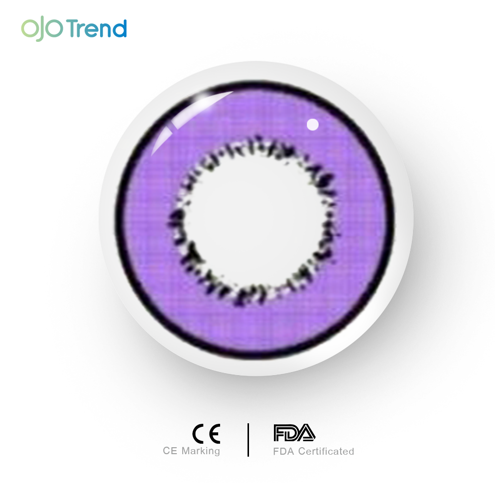 OJOTrend Elements Violet Contact Lenses 1 Yearly