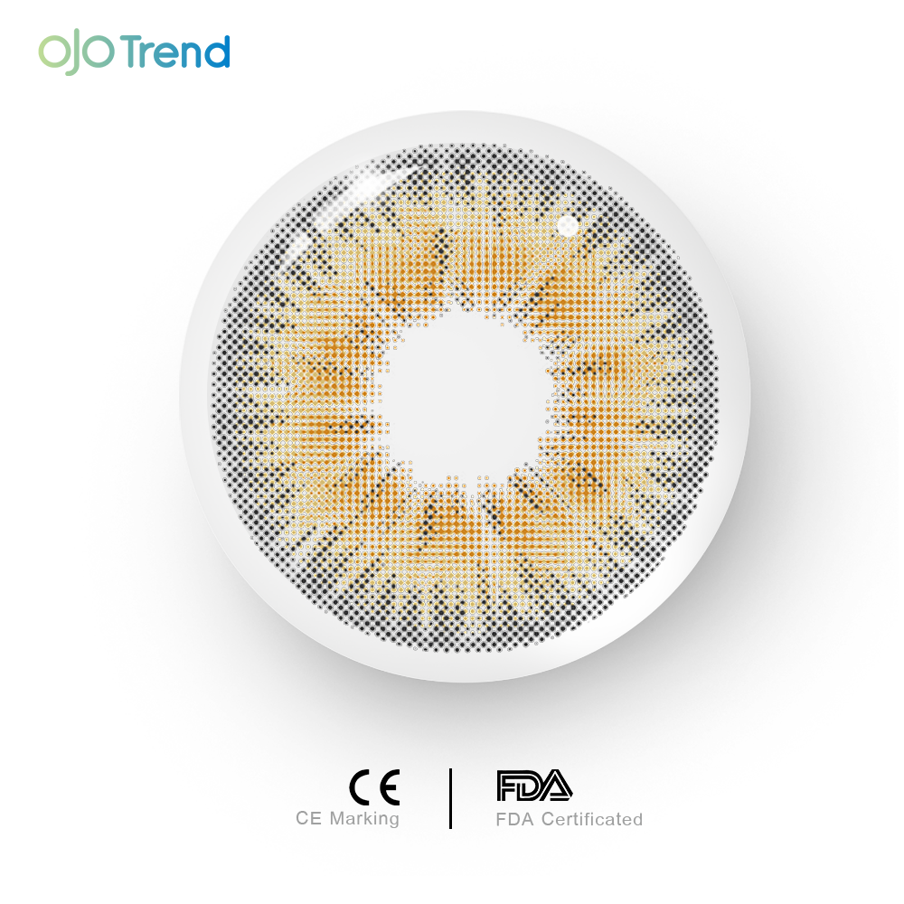 OJOTrend Pairs Luster Brown Contact Lenses 1 Yearly