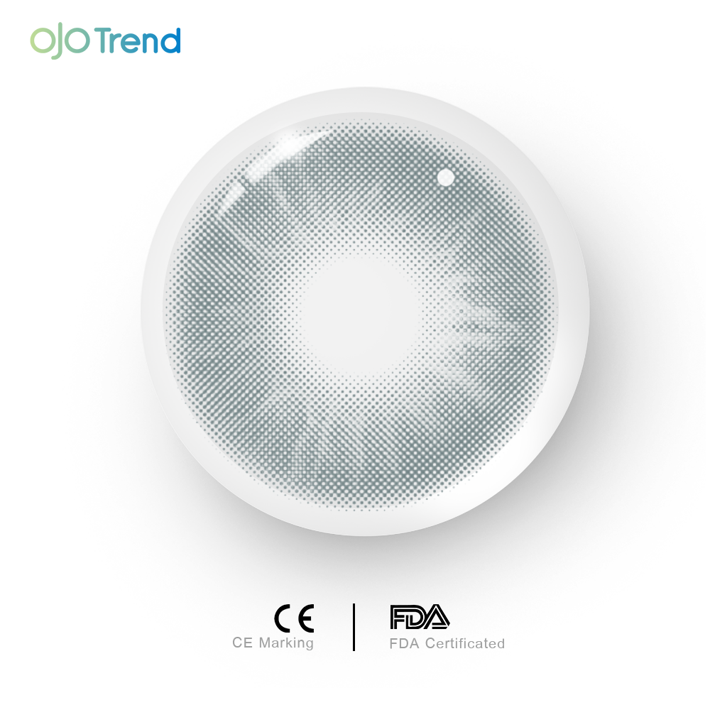 OJOTrend Profound Grey Contact Lenses 1 Yearly