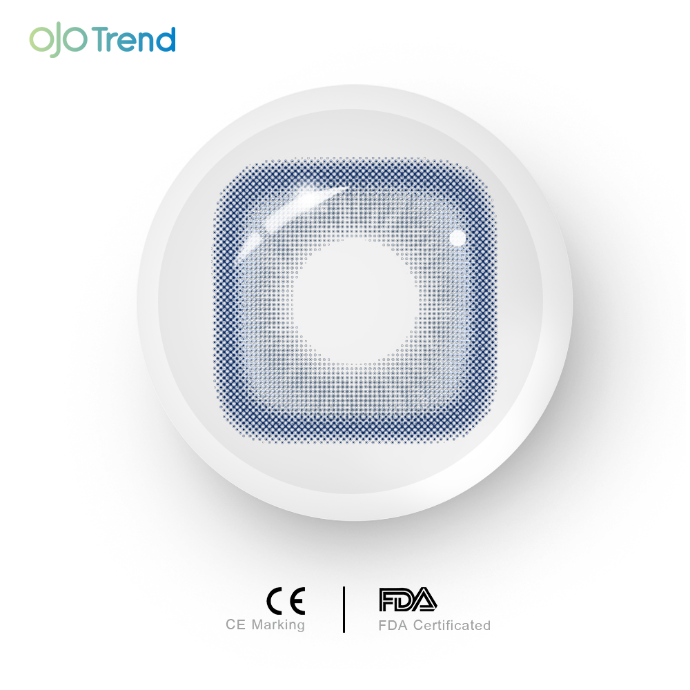 OJOTrend Pussy Control Blue Contact Lenses 1 Yearly