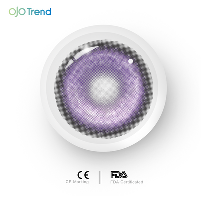 OJOTrend Cyber cosmetic Violet Contact Lenses 1 Yearly